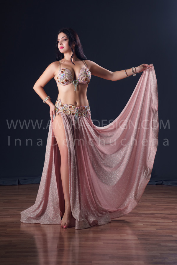 Professional bellydance costume (classic 190a)